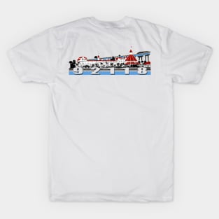 Coronado Hotel Del and San Diego Bridge 92118 T-Shirt